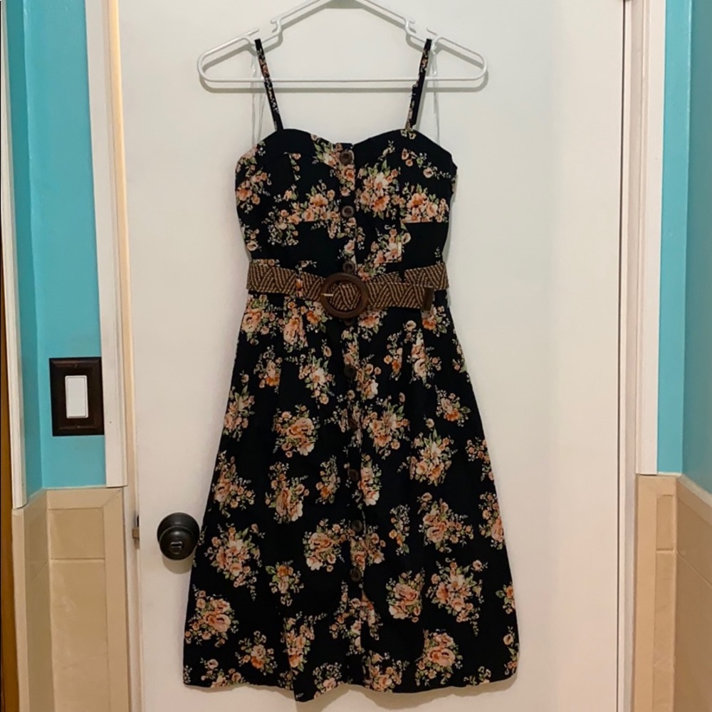 Women’s Purple Snow Dress with Belt